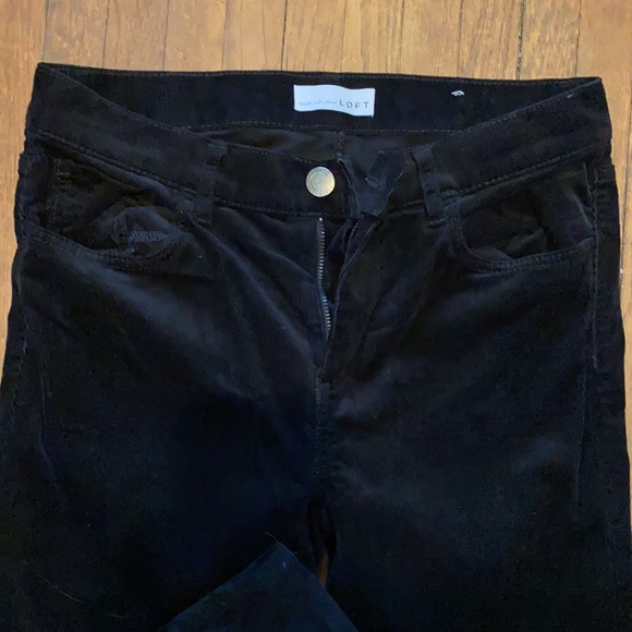 Loft Modern Straight Corduroy Pants - Picture 3 of 5